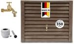 GARANTIA Woody Regentonne Komplett-Set 350 Liter Darkwood inkl....