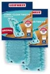 Leifheit 2er Set Wischbezug CLEAN Twist M Static Plus, Staubwischer f&uuml;r alle