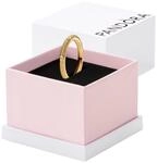 PANDORA ME Struktur & Steine Ring aus Sterling Silber mit vergoldeter Metalllegierung
