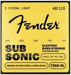 Fender 5-String Super Bass 7250-5L Nickel-Plated Steel Long Scale Bass Strings