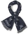 Joop! Herren Schal Feris wei&szlig;/marine One Size