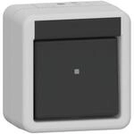 Gira Wippschalter Aus 2-polig AP Grau 310230