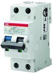 ABB RCCB DS201 FI/LS-Schalter 32A, 2-polig Typ A, Empfindlichkeit 30mA,