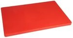Hygiplas Schneidebrett aus Polyethylen, 20 x 450 x 300 mm, Rot