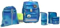 L&Auml;SSIG Schulranzen School Set Boxy Unique Gradient Green/Blue blau