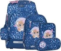 Beckmann, Schulranzen-Set Active Air FLX Cheetah, 6-teilig, Grundschule, inkl.