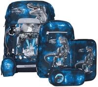 Beckmann Classic Schoolbag Set 6-teilig 22L Tech Rex