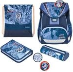 herlitz Schulranzen Set 6-teilig Tech Mech Ergonomische Ultraleichte Schultasche