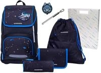 Schneiders Freizeitrucksack Ergoplus 2in1 Schulranzen Set 7-teilig 22L Space Quest