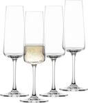 SCHOTT ZWIESEL Sektglas MioVino (4er-Set), moderne Schaumweingl&auml;ser,