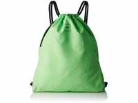 MSTRDS Unisex Basic Gym Bag Rucksack neon green One einfarbiger Turnbeutel im...