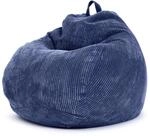 Green Bean&reg; Indoor Sitzsack 90x110cm EPS-Perlen F&uuml;llung & Cordstoff Kuschelig Weich