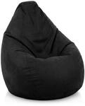 Green Bean Sitzsack mit R&uuml;ckenlehne 60x60x90cm - Indoor Sitzkissen 220L...