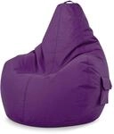Green Bean Sitzsack mit R&uuml;ckenlehne 80x70x90cm - Gaming Chair mit 230L F&uuml;llung