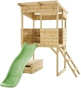 Westmann Holz Stelzenhaus Wildnis | Spielhaus mit Rutsche | Natur | 241x167x205...