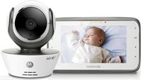 Motorola MBP 854 Connect - Wi-Fi Video Babyphone mit 4.3 Zoll Farbdisplay, wei&szlig;