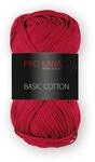 Prolana Basic Cotton - 50G - Farbe: 38, Kirschrot (33 Farben Erh&auml;ltlich)