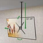 Barkan 97cm Lange TV Deckenhalterung, 29 - 65 Zoll Neigbar / Vollbewegung flach &