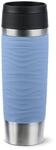 Emsa Travel Mug 500 ml Wave Thermobecher, neuer Komfort-Schraubverschluss,