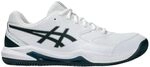 ASICS Herren Gel-Dedicate 8 Clay Sneaker, Weiss S&auml;chsisches Gr&uuml;n, 44 EU
