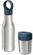 Joseph Joseph 81129 Refill Reuse Repeat Zweiteiliges Set aus Reisebecher und Flasche,