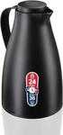 Leifheit Harmonic 1L Thermoskanne, 100 Prozent dicht, Isolierkanne f&uuml;r bis zu 24h