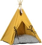 PawHut Tipi Zelt für Haustiere, Katzenzelt mit abnehmbar und waschbar Kissen, PawHut Tipi Zelt für Haustiere, Katzenzelt mit abnehmbar und waschbar Kissen,