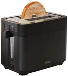 Haier Toaster aus Edelstahl, 2 Scheiben, 1150W I Extra tiefe Schlitze & Hebegriff zum