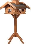 dobar&reg; XXL Vogelvilla - Gro&szlig;es Vogelhaus aus Massivholz - Vogelfutterhaus inkl.