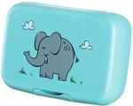 Leonardo Bambini Brotdose f&uuml;r Kinder 1 St&uuml;ck, bunte Lunchbox mit Tieren bpa-frei,