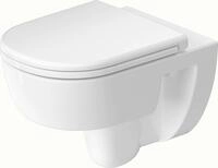 Duravit D-Code Wand-WC, Tiefsp&uuml;ler, rimless, 370x540x360mm, 4/2-Liter, Wei&szlig;