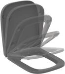 Ideal Standard i.life B WC-Sitz, Eckform, Umfassender Sitz mit Soft-Close-Mechanik