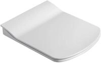 Creavit Elegant WC Sitz Flache Softclose Duroplast Mit Inox Scharniere Wei&szlig;