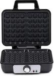 Alpina Waffeleisen &ndash; Br&uuml;sseler Waffeln &ndash; Antihaftbeschichtung &ndash; 2 Waffeln &ndash;