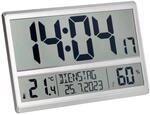 TFA Dostmann XL Wanduhr digital, 60.4520.54, mit Temperatur und Luftfeuchtigkeit,