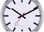 Eurotime Wanduhr 53820-05 Funkuhr 30 cm schwarz