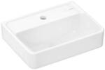 Hansgrohe Xanuia Q Handwaschbecken, mit Hahnloch, ohne &Uuml;berlauf, 450x340mm,...