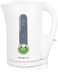 EMERIO Wasserkocher BASIC | Kunststoff | 1.7L Volumen mit beleuchtetem