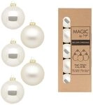 Weihnachtskugeln Glas 6cm x 20 St&uuml;ck in Kartonbox Christbaumkugeln Set...