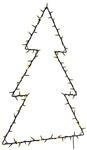 vidaXL Weihnachtsbeleuchtung Weihnachtsbaum-Silhouette 115 LEDs, Lichterkette,