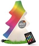 8 seasons design RGB Weihnachtsbaum 40cm Shining Tree (Wei&szlig;), Farbwechsel,...