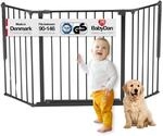 BabyDan Flex M, 90-146 cm, Treppenschutzgitter/Raumteiler, Schwarz, Hergestellt in