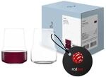 Zwiesel Glas Rotwein Tumbler Level (2er Set), Weingl&auml;ser ohne Stiel f&uuml;r Wein,...