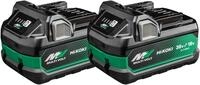 HiKOKI Multi Volt Akku 2X BSL36A18X (18V 5.0 Ah / 36V 2.5 Ah Akku, Li-Ion,