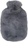 Fashy W&auml;rmflasche mit Bezug aus hochwertigem Fellimitat, 2,0L