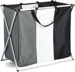 Zeller 14294 W&auml;schesammler, 3-fach, Polyester/Aluminium,