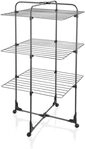 Leifheit Turmtrockner Classic Tower 270 Black Edition mit Rollen, 27m Leinenlänge Leifheit Turmtrockner Classic Tower 270 Black Edition mit Rollen, 27m Leinenlänge