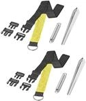 ProPlus 361728 Abspannset Abspannband 2 x 3 Meter mit Erdankern f&uuml;r Vorzelt...