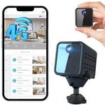 javiscam Mini Kamera,Kamera &Uuml;berwachung aussen,4G &Uuml;berwachungskamera, 2K Akku
