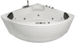 Basera&reg; Classic Indoor Eck-Whirlpool Badewanne Futuna mit 21 Massaged&uuml;sen,